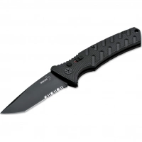 Автоматический складной нож Boker Strike Tanto All Black, сталь AUS-8, рукоять алюминий купить в Астрахани