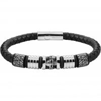 Браслет Zippo Five Charms Leather Bracelet с 5 шармами (22 см) купить в Астрахани