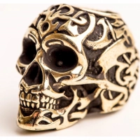 Бусина Triball Skull, мельхиор купить в Астрахани