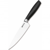 Кухонный нож шефа Bker Core Professional Chef’s Knife, 160 мм, сталь X50CrMoV15, рукоять пластик купить в Астрахани