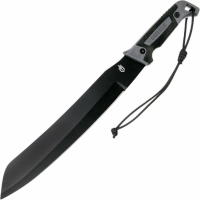 Мачете Gerber — Gator Golok Machete, сталь 65MN Carbon Steel Black Finish, рукоять ударопрочный пластик купить в Астрахани