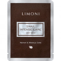 маска для лица тканевая Snail Intense Care LIMONI купить в Астрахани