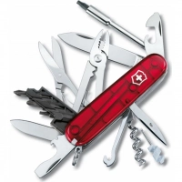 Нож перочинный Victorinox CyberTool, сталь X55CrMo14, рукоять Cellidor®, полупрозрачный красный купить в Астрахани