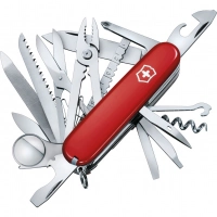 Нож перочинный Victorinox SwissChamp, сталь X55CrMo14, рукоять Cellidor®, красный купить в Астрахани