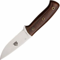 Нож с фиксированным клинком Brusletto Ty, сталь  VG-10 Laminated 420J2, рукоять древесный пластик купить в Астрахани