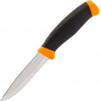 Нож с фиксированным лезвием Morakniv Companion Orange, сталь Sandvik 12C27, рукоять резина/пластик, оранжевый купить в Астрахани