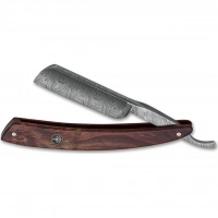 Опасная бритва Boker Damascus Curly Birch 6/8, сталь дамаск, рукоять коричневая береза купить в Астрахани