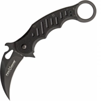 Складной нож Fox Karambit, сталь N690, рукоять стеклотекстолит G-10, чёрный купить в Астрахани