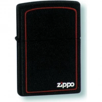 Зажигалка ZIPPO Classic с покрытием Black Matte, латунь/сталь, чёрная с лого, матовая, 36x12x56 мм купить в Астрахани