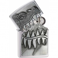 Зажигалка ZIPPO Classic с покрытием Brushed Chrome купить в Астрахани