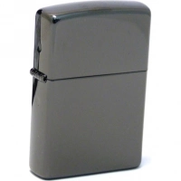 Зажигалка ZIPPO Classic с покрытием Ebony™, латунь/сталь, чёрная, глянцевая, 36x12x56 мм купить в Астрахани