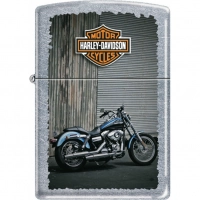 Зажигалка ZIPPO Harley-Davidson® Байк, с покрытием Street Chrome™, латунь/сталь, серебристая, 36x12x56 мм купить в Астрахани