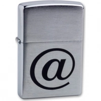 Зажигалка ZIPPO Internet Brushed Chrome, латунь с ник.хром. покрыт., серебр., матов., 36х56х12 мм купить в Астрахани