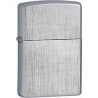 Зажигалка ZIPPO Linen Weave с покрытием Brushed Chrome, латунь/сталь, серебристая, матовая, 36x12x56 мм купить в Астрахани