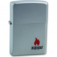 Зажигалка ZIPPO Satin Chrome, латунь с ник.-хром. покрыт., серебр., матовая, 36х56х12 мм купить в Астрахани